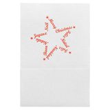 García de Pou 802.04 servetten mini servetten Kerstmis 1-laags 19,5 g/m2 17 x 17 cm, wit