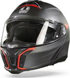 AGV Tourmodular Multi Frequency Mat Gunmetal Rot Systeemhelm XXL