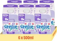 Seepje Savon mains Recharge Lavande - 6 x 500 ml