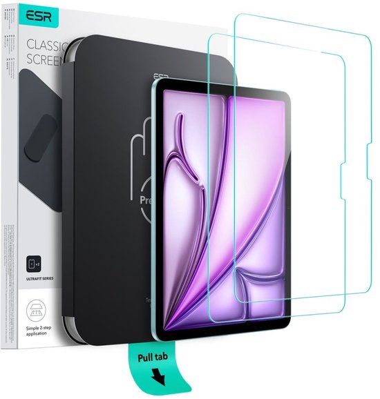 ESR Geschikt voor iPad Air 13 inch (2024/2025) Tempered Glass (2 stuks) screenprotector