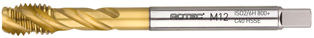 Rotec HSS-E 800+ machinetap BL DIN 376C/40° M36x4,0 TiN