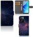 B2Ctelecom Book Case voor OPPO A57 | A57s | A77 4G met Abstract Design