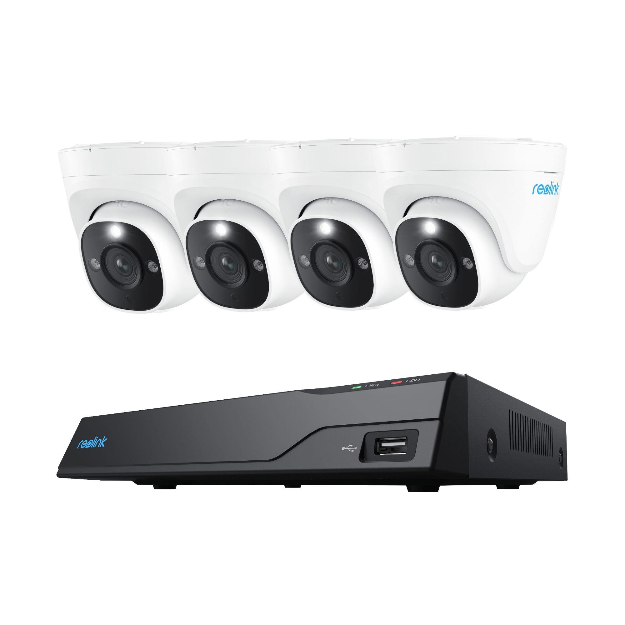 Reolink NVS8-8MD4 - 4K UHD-beveiligingssysteem met 4 camera's en 8-kanaals NVR