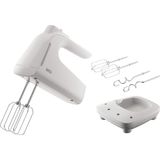 AEG Handmixer met garde, AHM4W, 500 W, 5 snelheden, turbo-functie, ideaal voor mixen, kneden, hakken en slaan, accessoires van roestvrij staal, vaatwasmachinebestendig, wit