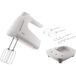 AEG Handmixer met garde, AHM4W, 500 W, 5 snelheden, turbo-functie, ideaal voor mixen, kneden, hakken en slaan, accessoires van roestvrij staal, vaatwasmachinebestendig, wit