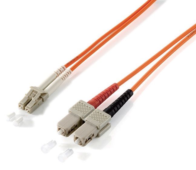 Equip LC/SC Fiber Optic Patch Cable - 3m - Orange
