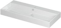 Wastafel INK Unlimited Wastafel Porselein met 1 Kraangat - 1000x450x110 mm - Glans Wit