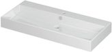 Wastafel INK Unlimited Wastafel Porselein met 1 Kraangat - 1000x450x110 mm - Glans Wit