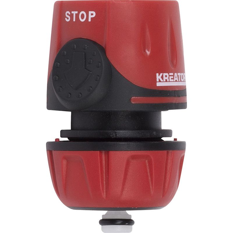 Slangstuk met waterstop 1/2''