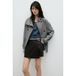 Mango Imitatieleren Skort - Bruin