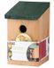 Lifetime Garden Edco Eindhoven Bv Voordeel pakket van 8x stuks houten vogelhuisjes/nestkastjes met groen dak 22 cm