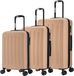 Flexot Trolley à coque rigide F-3045 (Gr. M, L, XL) – Ensemble de valises – Coque rigide en ABS, 4 roues, Valise robuste et moderne avec quatre roues à 360° et serrure à combinaison