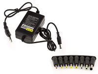 KALEA-INFORMATIQUE Netvoeding, 220 V naar 12 V DC 2 A, geleverd met 8 aanpasbare bits