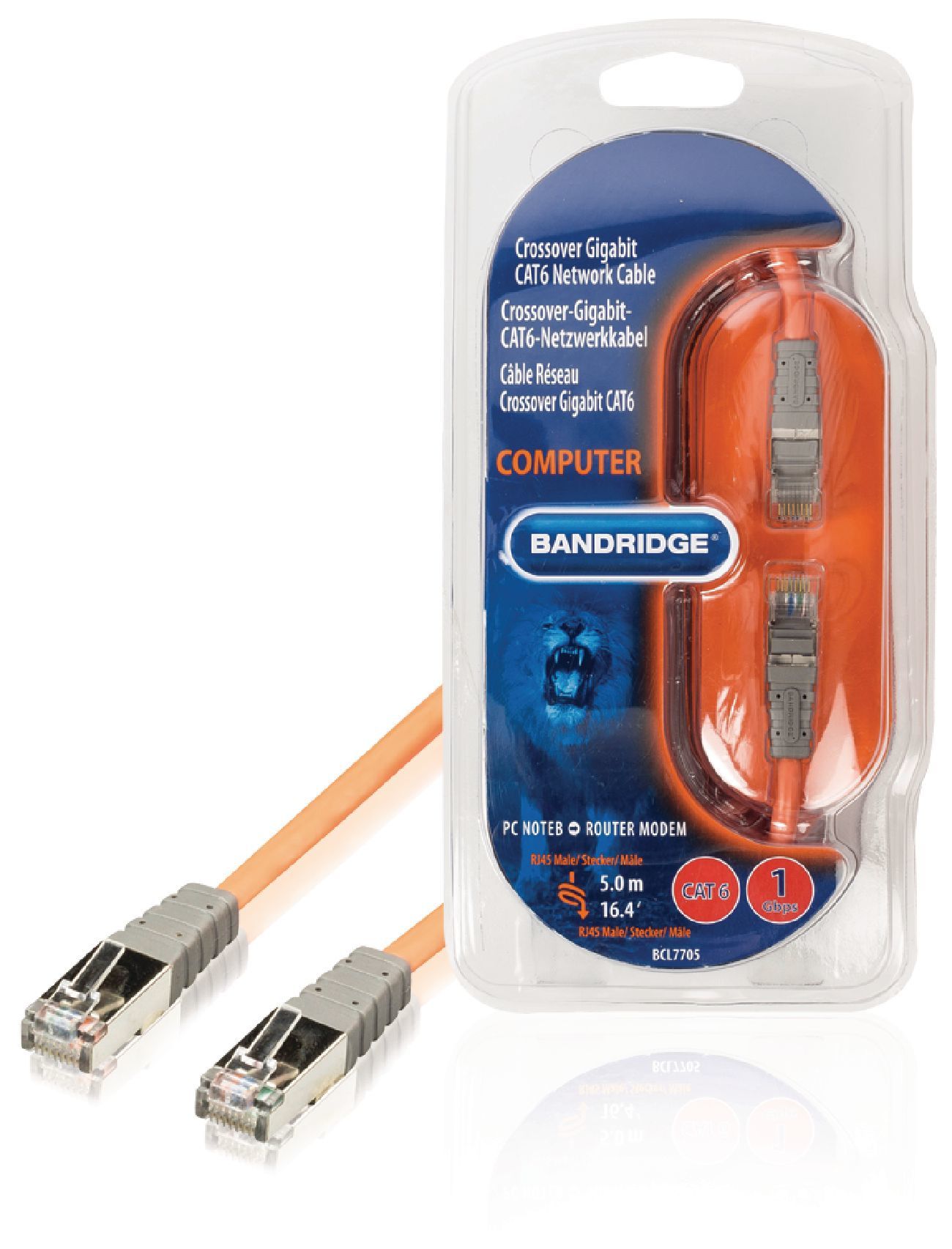 Bandridge BCL7705 Netwerkkabel Cat6 - 5 m