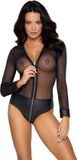 Cottelli PARTY Body Long-sleeve M Zwart