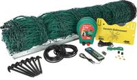 AKO fencing Pluimveenet-set 50 m, groen incl. 230 V-app. + acc.