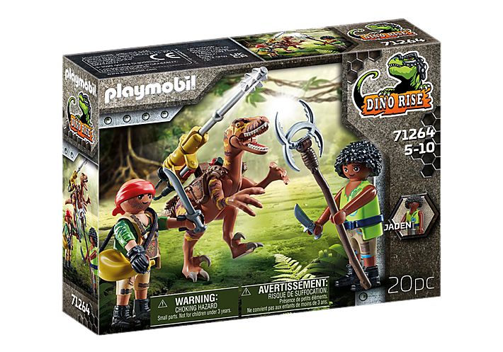 PLAYMOBIL Dino Rise Deinonychus - 71264 - Toy Figure Set - Multicolour - Ages 5-10