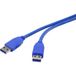 Renkforce RF-4369449 USB-kabel USB 3.2 Gen 1 (3.1 Gen 1) 1,8 m USB A 5 Gbit/s Blauw