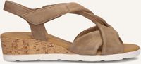 Gabor 761 Sandalen - Met Sleehak - Dames - Taupe - Maat 42