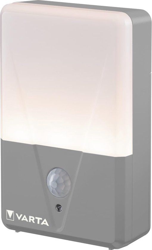 Varta 16634101421 Motion Sensor Outdoor Light Campinglamp LED 40 lm werkt op batterijen 60 g Grijs