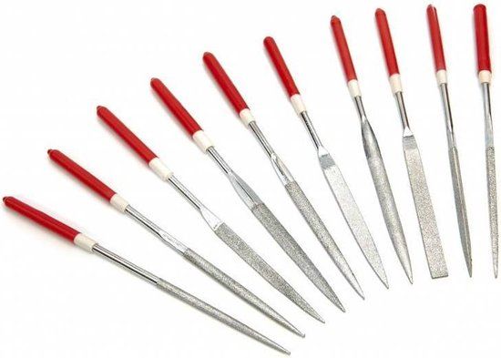 HBM 10-delige 4 x 160 mm diamant vijlenset