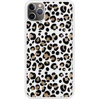 Apple iPhone 11 Leopard Verstevigd hoesje met sublimatie bedrukking