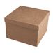 RAYHER HOBBY Rayher 71754000 Kartonnen maché doos, vierkant, 15,5 x 15,5 x 10,5 cm, doos met deksel, FSC-gecertificeerd, voor het ontwerpen en decoreren