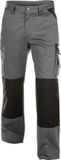 DASSY Boston Tweekleurige werkbroek met kniezakken 200426 (245 g/m2) - Cementgrijs/Zwart - 67