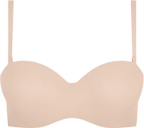 Chantelle Norah Bandeau T-Shirt BH Strapless Voorgevormd Beugel BH Golden Beige 85C