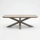 VITA Valerio boat tafel 220cm taupe