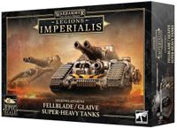 Games Workshop Warhammer The Horus Heresy - Legions Imperialis - Legiones Astartes - Fellblade / Glaive Super-heavy Tanks (03-95)