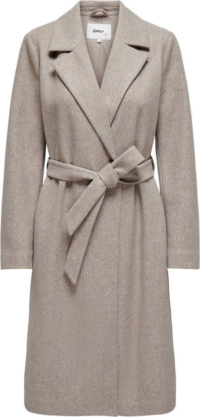 Only Alvilda Life Wrap Coat Otw Noos 15314362 Simply Taupe/melange - XS