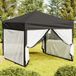 Maison Exclusive - Tente de réception pliable avec parois latérales, anthracite, 3x3 mètres