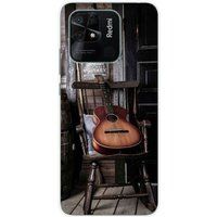 Xiaomi Redmi 10C Siliconen hoesje - ontwerp guitare