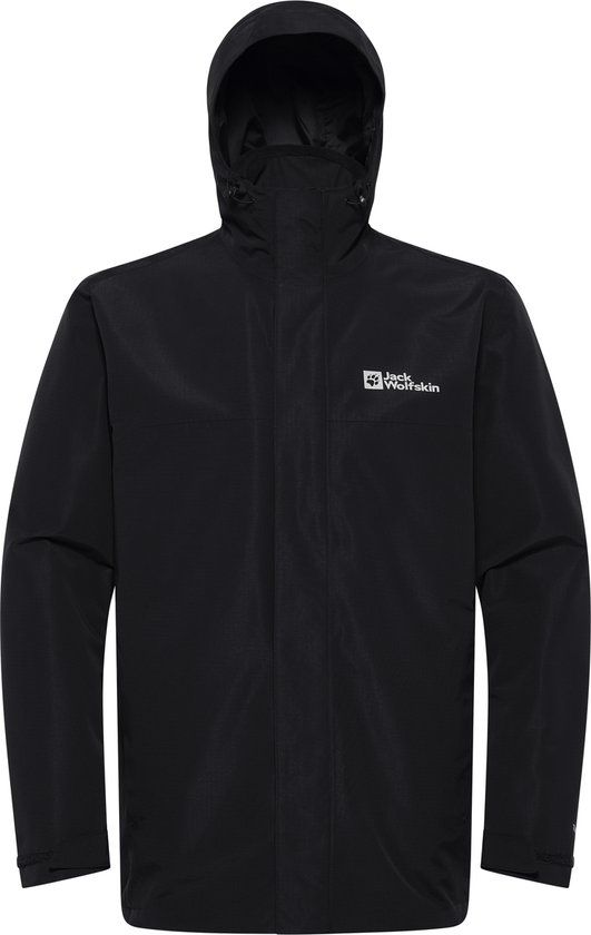 Jack Wolfskin ALTENBERG 3IN1 JKT M Heren Outdoorjas - black - Maat 3XL