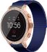 Strap-it Milanees Smartwatch bandje - Geschikt voor Fossil Gen 5e 42mm Milanese band blauw
