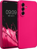 kwmobile metallic telefoonhoesje van TPU - geschikt voor Samsung Galaxy A56 5G - Flexible case voor smartphone - In metallic roze