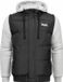 Lonsdale London Dowpot Heren Collegejas - zwart/gemêleerd grijs - L