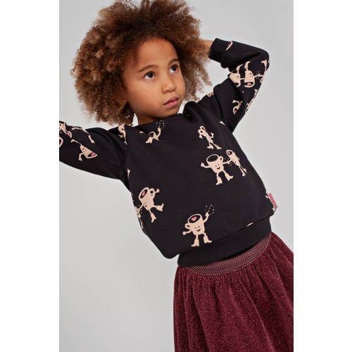 Jubel rok City Chic roze/rood Meisjes Polyester-katoen Effen - maat 98 - glitter