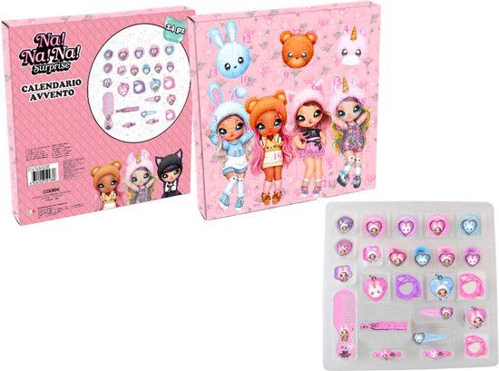 Na!Na!Na! Surprise Adventskalender - Haar accessoires - Roze - Meisjes
