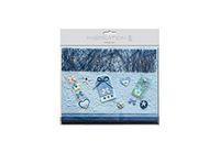 Ursus 65000004 - Scrap Set blauw, papieren en accessoires