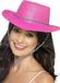 Smiffys 4x stuks roze glitter carnaval verkleed cowboy hoed voor volwassenen