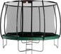 Avyna Trampoline sur sol Ø365 cm - Vert - Inclus filet de sécurité - Qualité premium