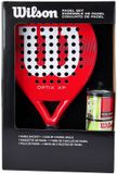 PACK Wilson Pack Racket Optix Xp Red And Can Of Balls Rush