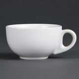 Olympia Cappuccinokop wit porselein (set van 12 stuks)