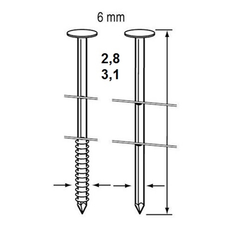 Dutack Coilnagel draadgebonden