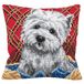 Collection d'Art Kruissteek kussen: Bichon