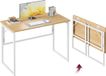 VASAGLE Klaptafel, inklapbaar bureau, 100 x 50 cm, naturel eiken