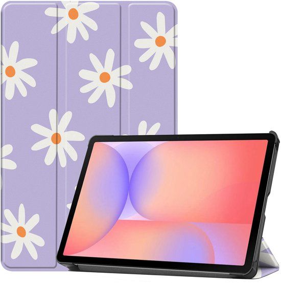 imoshion Tablet Hoes - Geschikt voor Samsung Galaxy Tab S10 FE / Galaxy Tab S9 11.0 inch FE / Galaxy Tab S9 11.0 inch / Galaxy Tab S10 Lite - Design Trifold Bookcase