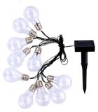 Gerimport Feestverlichting - Lichtsnoer met 10 gloeilampen - 40 leds - 4,4 mtr